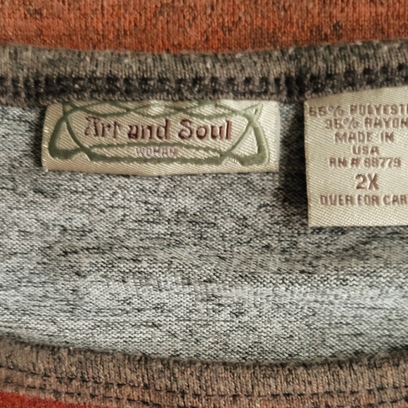 Art & Soul Fall Tunic Sz. 2X - Picture 8 of 8